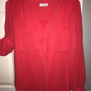 calvin klein blouse